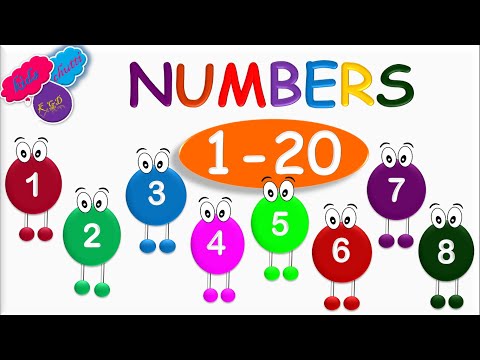 numbers for kids | learn 20 Numbers || numbers counting 1-20 | one two three | 1234 | numbers name