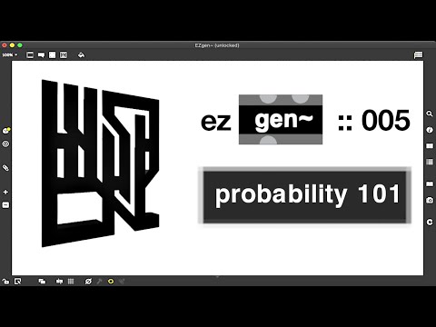 EZ Gen~ MaxMSP Tutorial 005 :: Probability 101