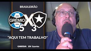 "APARECEU O GRUPO DO GRÊMIO": CCD VALORIZA VITÓRIA E JOGADORES | GRÊMIO 5x3 BOTAFOGO | 04/02/26