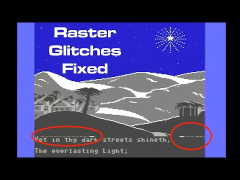 Fixing Christmas Carols' Raster Code on Commodore 64