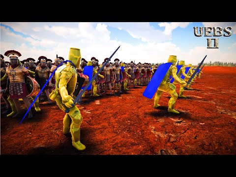 100,000 GOLDEN KNIGHTS & CENTURIONS vs 3,000,000 URUKS | Ultimate Epic Battle Simulator 2 | UEBS 2