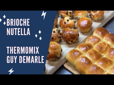 La recette complète de la Brioche cœur coulant Nutella au Thermomix
