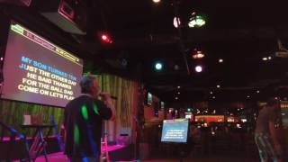 The Amazing Carlos singing karaoke Harry Chapin's Cats in the Cradle