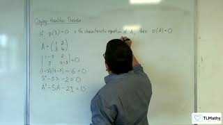 EXTRA PURE A-Level Further Maths C12-01 Cayley-Hamilton Theorem: Introduction