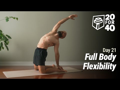 40 Day Bodyweight Fitness Challenge | No Talking, All Levels || Day 21 - Full Body Flexibility