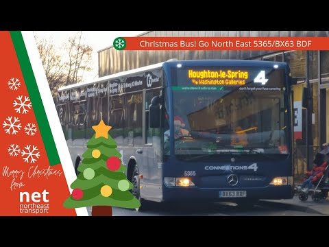 🎄Christmas Bus🎄Go North East 5365/BX63 BDF - Mercedes Citaro 0530N