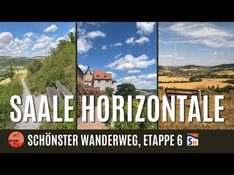 🥾Blase am Fuß, einsame Wege, alte Schlösser, Premium Wanderweg Saalehorizontale, Etappe 6