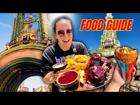 EATING EVERYTHING IN EPIC UNIVERSE- How to Train Your Dragon Land | Epic Universe Food