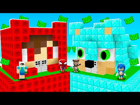 ENES ARSLAN VS BEBEK SONİC MİLYONER EV KAPIŞMASI - 😨 Minecraft