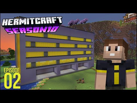 The Cyberpunk City Begins! - Hermitcraft 10 | Ep 02