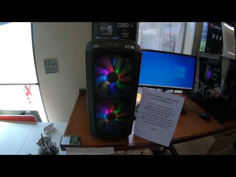 Cooler Master H500 , Intel i7 9700K Processor, 16GB RAM, 1TB Intel NVMe SSD, RTX 2070 video card