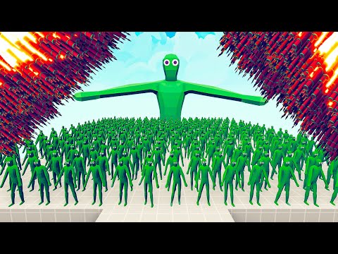 100x ZOMBIE + 1x GIANT vs EVERY GOD - Totally Accurate Battle Simulator TABS