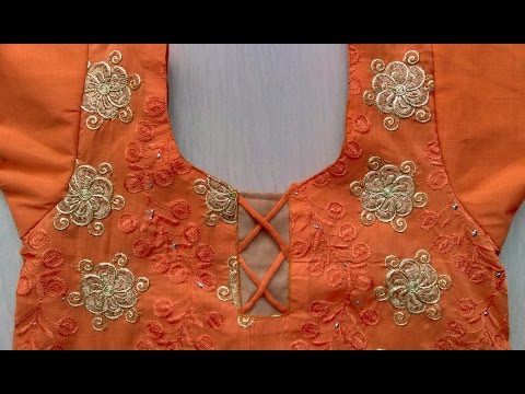 Churidar variety neck design using pant pice and canvas Video