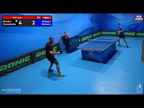 15:00 Bohdan Doroshenko 3 - 0 Maksym Deineha West 3 WIN CUP 15.11.2022 | TABLE TENNIS WINCUP