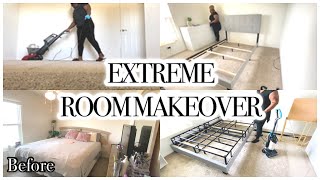 EXTREME ROOM MAKEOVER 2021 | EMPTY ROOM MAKEOVER PART 1 | *aesthetic pinterest faith inspired*