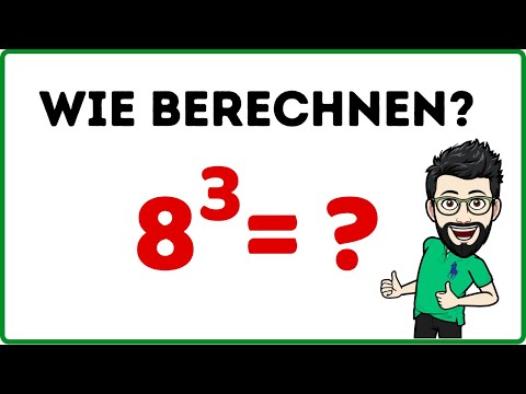 Wie man 8 hoch 3 – 8 hoch Kubik berechnet