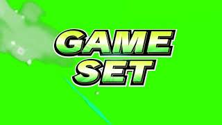 Smash Bros game set green screen