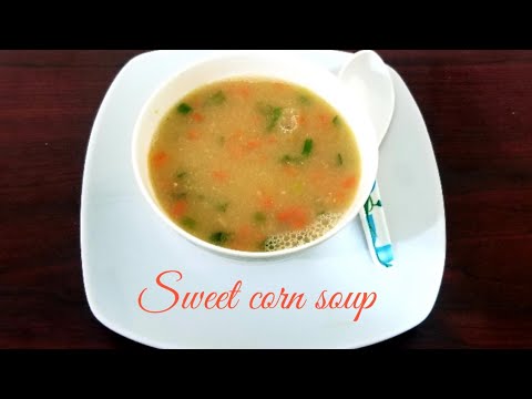 Sweet corn soup | How to make corn soup | ஸ்வீட் கார்ன் சூப்