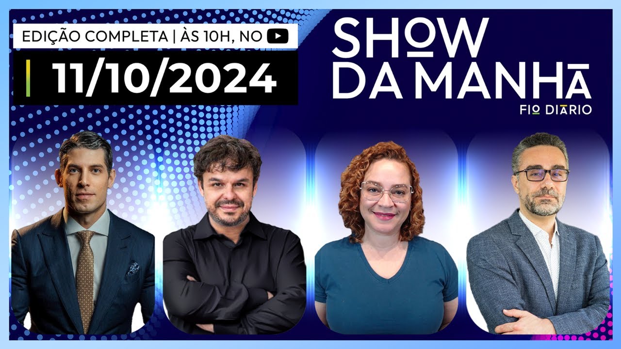 SHOW DA MANHÃ - MARCO ANTÔNIO COSTA, ADRILLES, PAULA MARISA E ANDRÉ MARSIGLIA - 11/10/2024