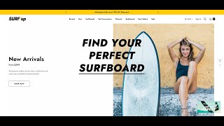 SURFup - Surfing and Water Sports BigCommerce Stencil Template: Installation Gui