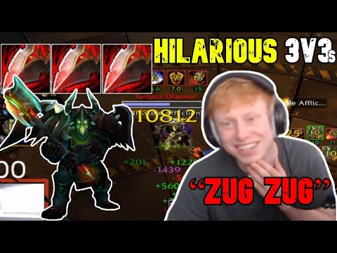 Hilarious 3v3's session on alt Arms Warrior - Shadowlands 9.0.5 PvP