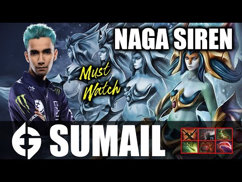 Sumail - Naga Siren MID - 7.28 - Must Watch - Dota 2 Pro Games - Full Gameplay