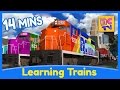 Learn The Alphabet Colors Shapes Numbers Learning Train Cartoons For Kids