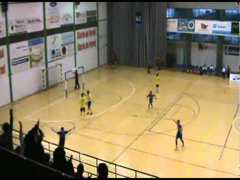 Gol de Antonio con el filial del Azkar Lugo