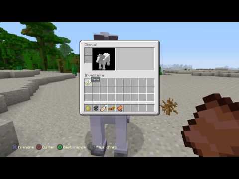 comment monter sur un cheval minecraft