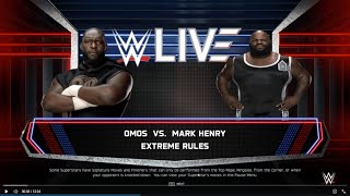 WWE 2K25 FULL MATCH - Omos vs. Mark Henry - Ultimate Power Showdown!
