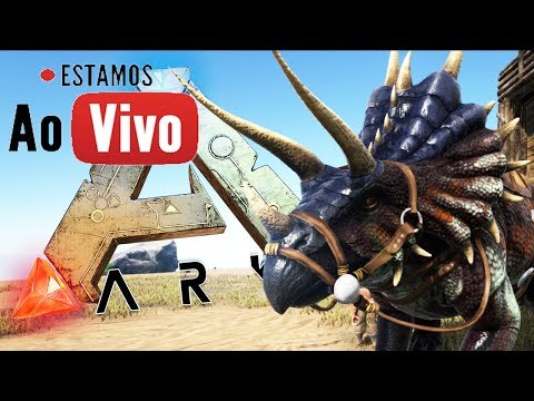 DOMESTICANDO OS DINOSSAUROS DO JURASSIC PARK! JURASSIC ARK SURVIVAL EVOLVED! (LIVEEEEE)