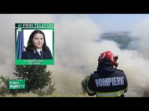 Vaslui foresters, burned fields and destroyed fodder! 08 07 2025
