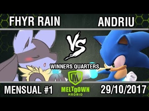 [Meltdown Smash #1] Fhyr Rain (Lucario) vs Andriu (Sonic) SSB4 Winners Quarters