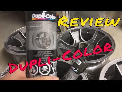 Review of Dupli-Color  Graphite High Performance Wheel coating