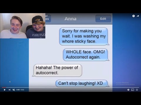 Funniest Autocorrect Text Fails Ever Reaction!