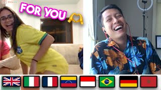 Isso é o que eu recebo quando falo com as pessoas usando o idioma delas😳😂