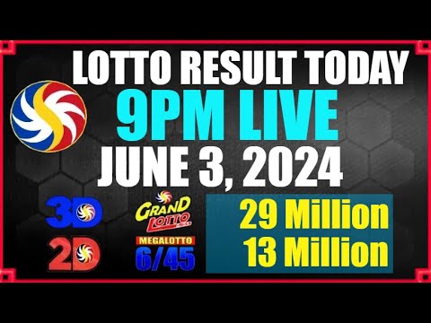 Lotto Results Today June 3, 2024 9pm Ez2 Swertres