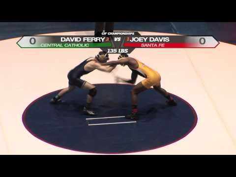 CIF Wrestling - Davis vs Ferry 2010