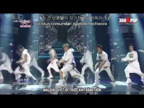 [Vietsub + Kara][Perf] 130614 EXO - Wolf @MusicBank {EXOTeam}[360kpop] Manuel ExGibson