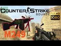Counter Strike Source 2022 De Dust2 Unlimited M249 Gameplay PC HD 1080p60FPS