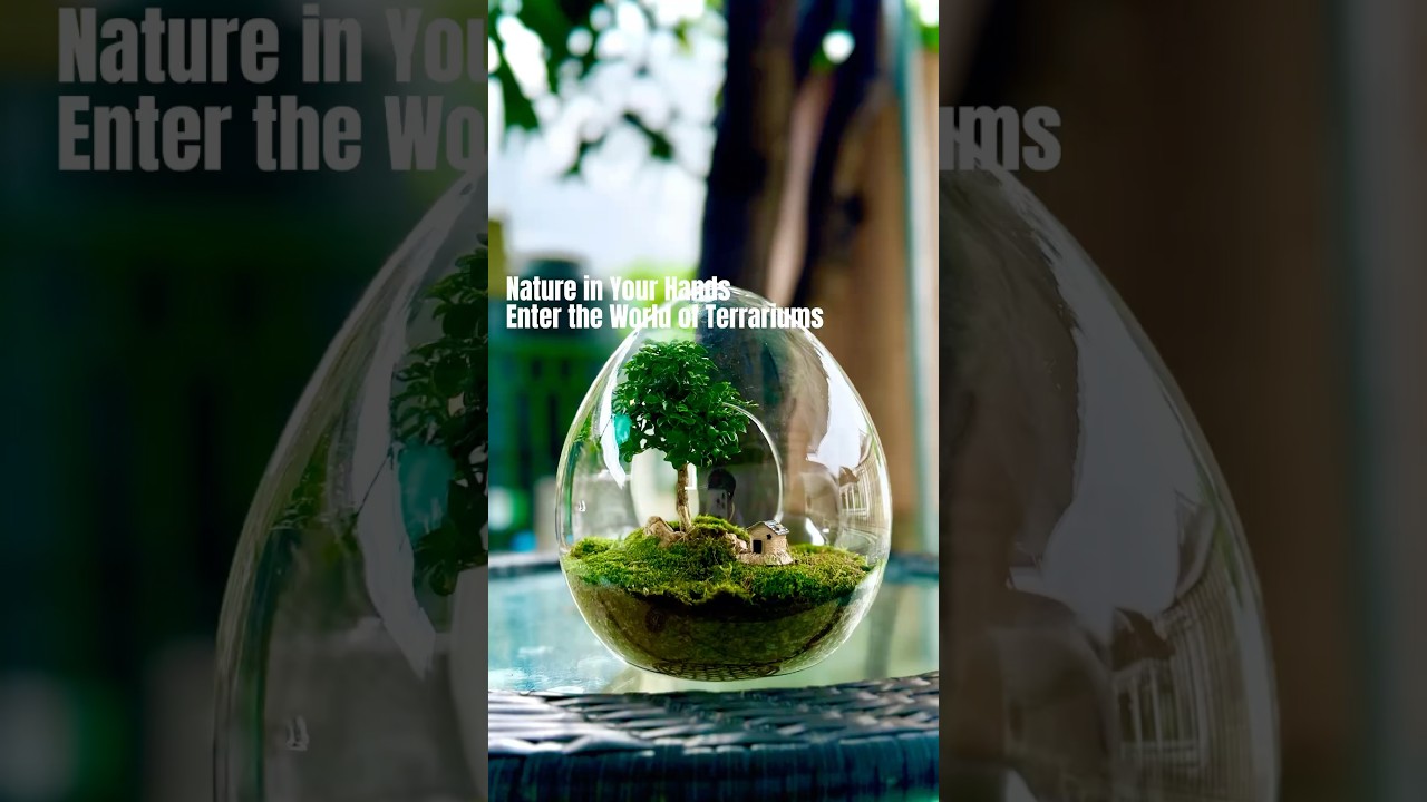 「手のひらの自然：テラリウムの世界へようこそ」