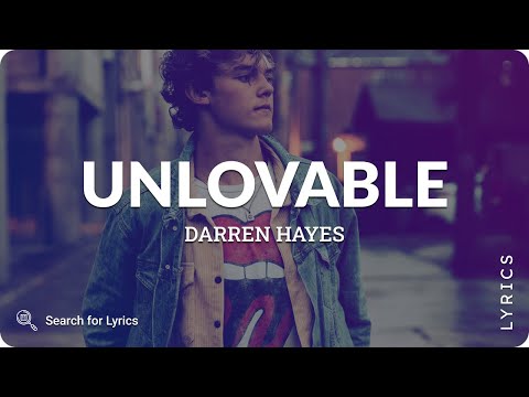 Unlovable - Darren Hayes