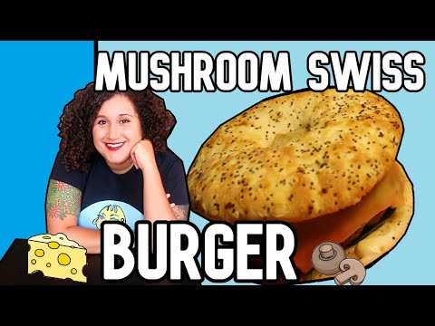 Portabello Mushroom & Swiss Beef Burger