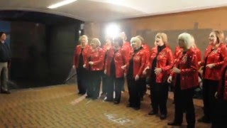 "Jingle Bells" performed by The Barberettes