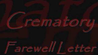 Crematory - Farewell Letter [Lyrics]