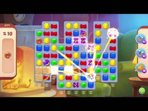 Homescapes 804 Level - 16 moves - NO BooSTERS