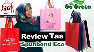 Souvenir tas spunbond eco - tas ramah lingkungan (Eco Green Bag)