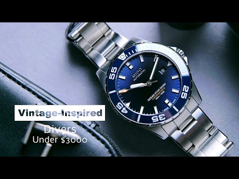 4 Awesome Vintage-Inspired Diving Watches under $3000