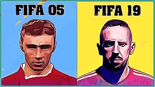 FRANCK RIBERY evolution [FIFA 05 - FIFA 19]