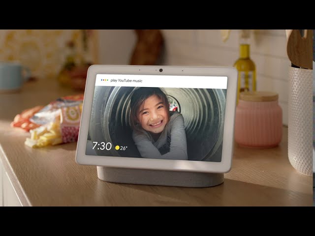 Google Nest Hub Max - Chalk | Optus Google Nest Hub Max - Chalk | Optus